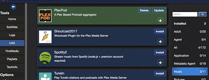 plex media server plugins download